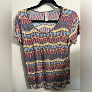 LulaRoe Geometric Top Size Small